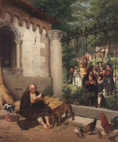 Lazarus und der reiche Mann von Eduard Karl Franz von Gebhardt